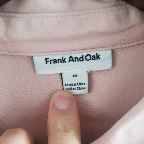 Final Clearance! - Frank & Oak Blouse Blush XL - Picture 2 of 5